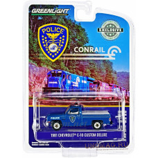 30278-GRL CHEVROLET C-10 Custom Deluxe "Conrail Police" (Rail Corporation) 1981, 1:64